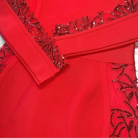 NWOT Venus Sequin Detail Midi Dress - Picture 10 of 15